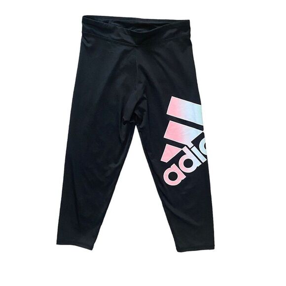 Adidas Leggings Girls Size Medium 10/12 - Picture 1 of 4